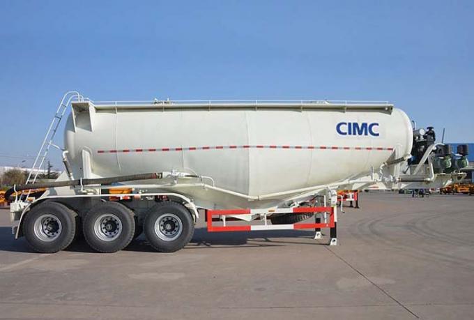 3 Axle 40 Tonne Pneumatic Sand Bulk Cement Tanker Trailer-CIMC