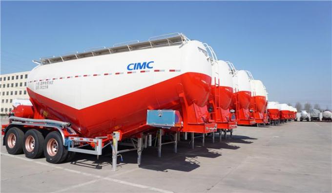 Tri Axle 40cbm Dry Bulk Cement Tanker Trailer for Sale-CIMC Trailer