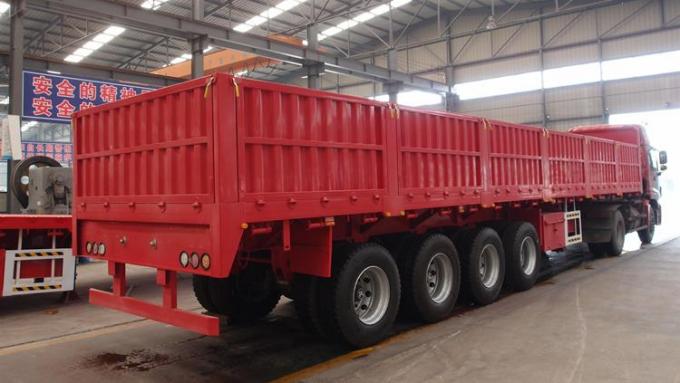 4 Axle 60T High Side Trailer Price For Sale-CIMC Manufacturer