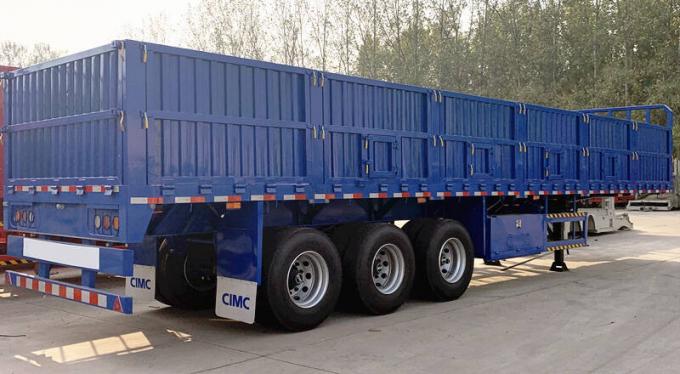 4 Axle 60T High Side Trailer Price For Sale-CIMC Manufacturer