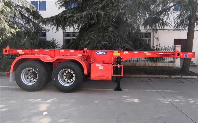 Steel Frame Container Skel CIMC 20 40 Tril Axle Chassis