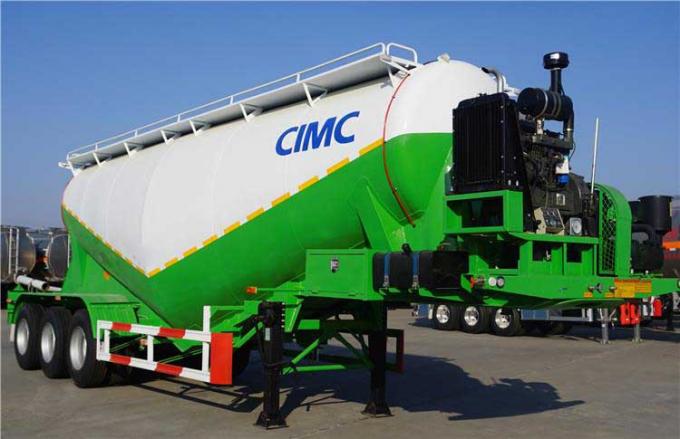 50 Ton Pneumatic Sand Dry Bulk Cement Tanker Trailer-CIMC Trailer