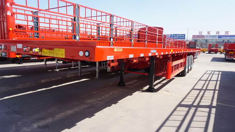 CIMC 3 Axle 40ft Flatbed Semi Trailer for Sale Manufacturer