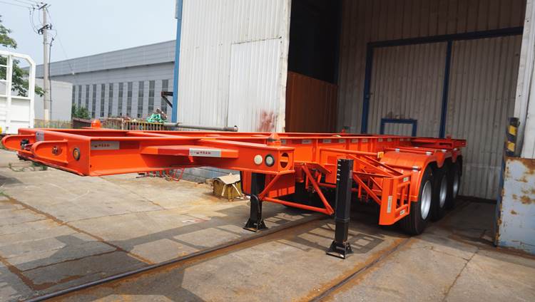 3 Axle 40ft Container Chassis Skeletal Trailer-CIMC Manufacturer