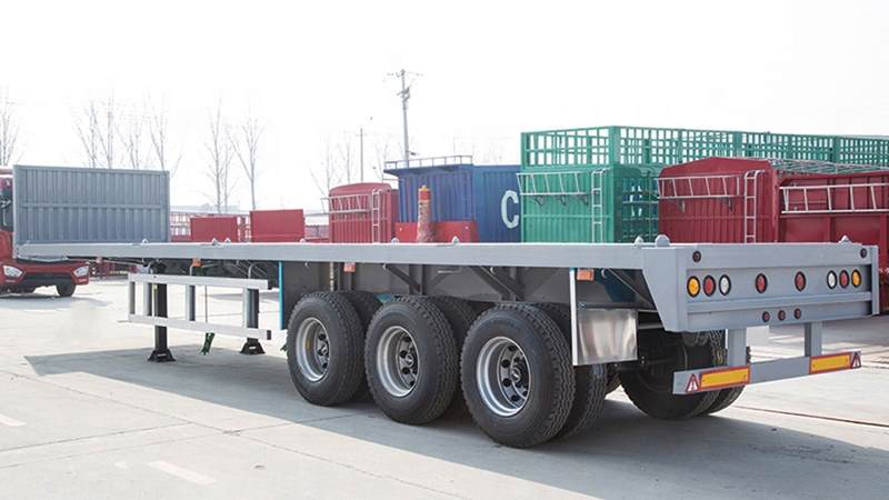 CIMC 40 Foot Flatbed Container Trailer for Sale
