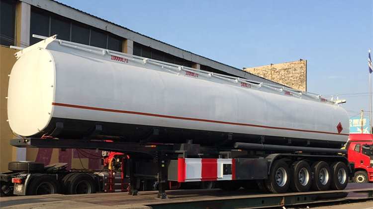 CIMC 4 Axle Fuel Tanker Semi Trailer for Sale