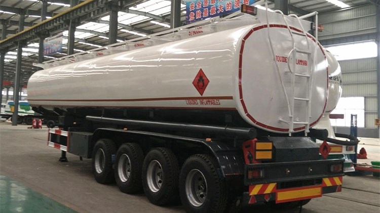 CIMC 4 Axle Fuel Tanker Semi Trailer for Sale