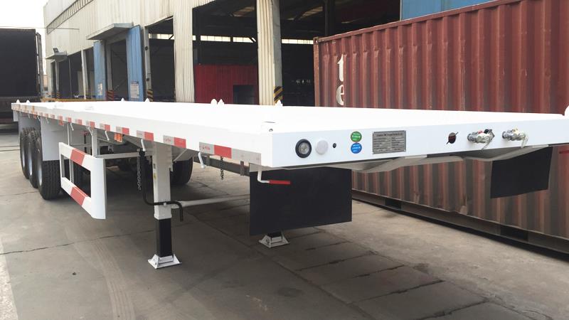 3 Axle Flatbed Container Semi Trailer-CIMC Manufacturer