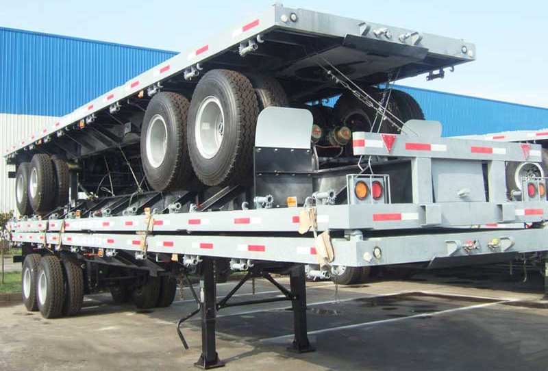 40ft Flatbed Semi Trailer-CIMC Manufacturer