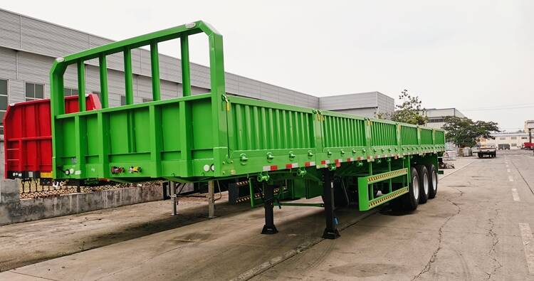 CIMC Open Top Semi Trailer | 3 Axle 50 Tons High Side Wall Trailer for Sale