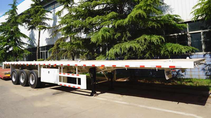 CIMC 3 Axle 40ft Flatbed Container Trailer