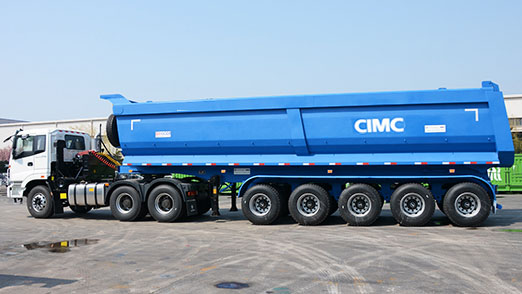 CIMC 5 Axle End Dump Trailer for Sale in Zambia