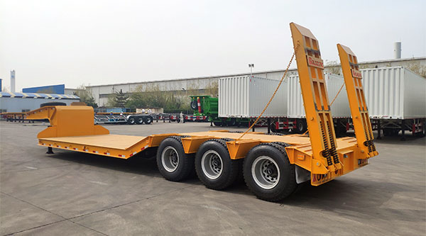 Tri Axle Low Loader Trailer for Sale - CIMC Low bed Trailer