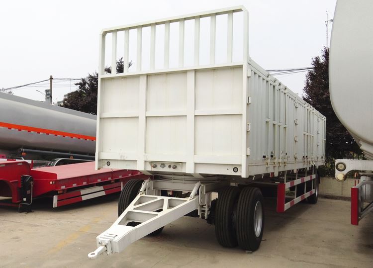 Side Wall Drawbar Full Trailer for Sale-CIMC Manufacturer