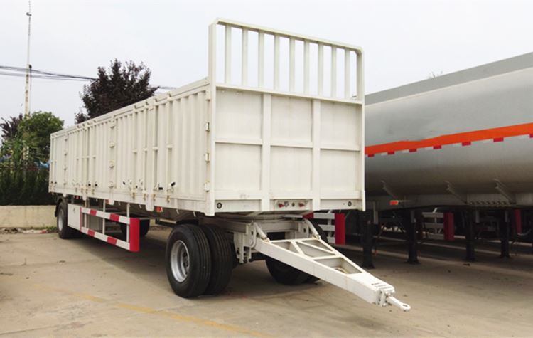 Side Wall Drawbar Full Trailer for Sale-CIMC Manufacturer