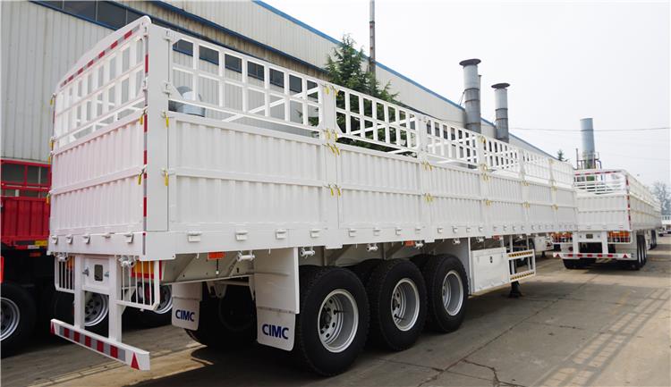 China CIMC Fence Cargo Truck Semi Trailer for Sale