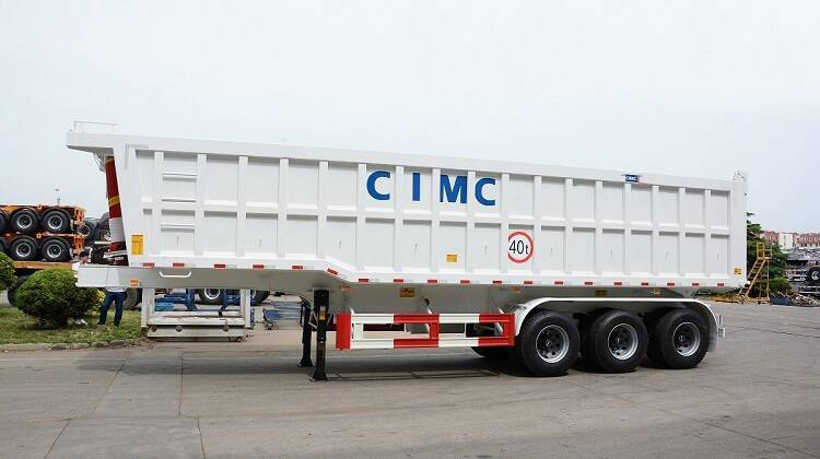 CIMC 3 Axle Semi Dump Trailers for Sale in Chile