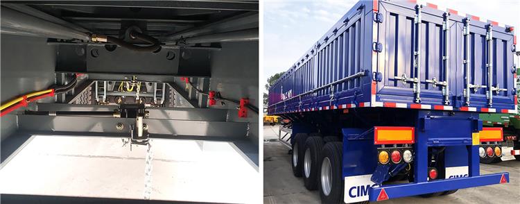 CIMC 34 Ton Side Dump Trailer for Sale in East Africa