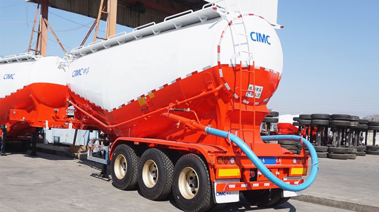 Cement Tanker Truck Trailer for Sale - CIMC Manufacturer