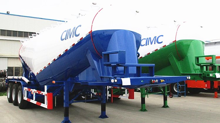 3 Axle Bulk Powder Tanker Trailer for Sale - CIMC