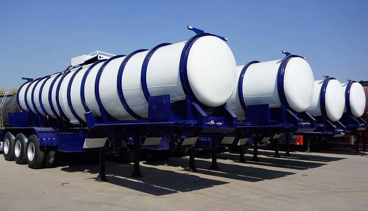 3 Axle Sulphuric Acid Tank Trailer for Sale In Namibia Luderitz