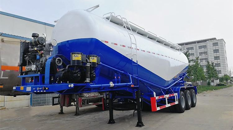 CIMC Tri Axle Powder Tanker Trailer for Sale in Tanzania