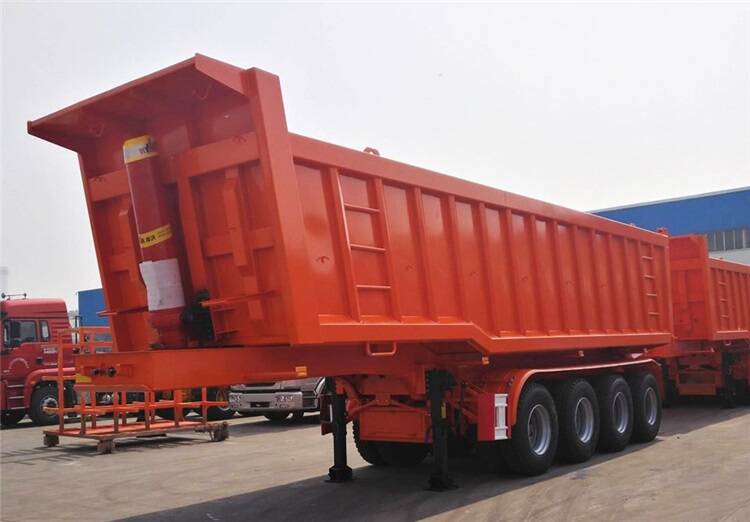 CIMC 4 Axle 30CBM End Dump Trailer for Sale in Senegal Dakar