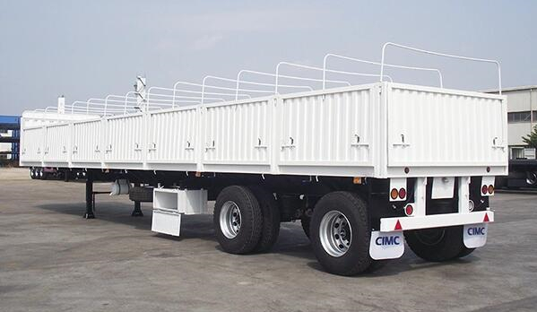 2 Axle Sidewall Truck Trailer for Sale in Madagascar - TITAN Vehicle
