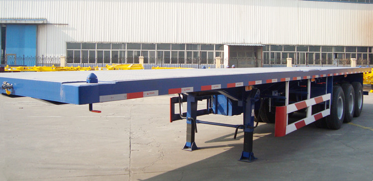 Three Axle Flatbed Trailer for Sale in Djibouti - CIMC Vehicle