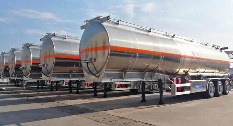 CIMC 40000 Liters Aluminum Semi Trailer for Sale In Namibia Luderitz