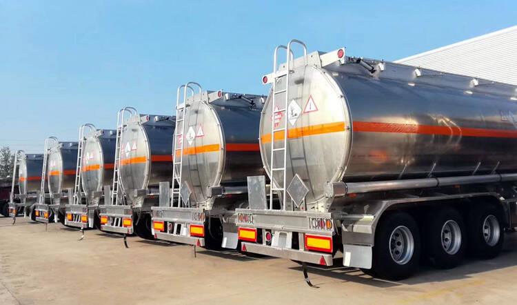 Tri Axle Aluminum Tanker Trailer for Sale