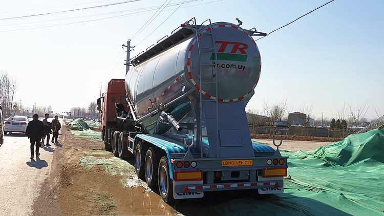 3 Axle Cement Transport Truck Trailer for Sale in Mali