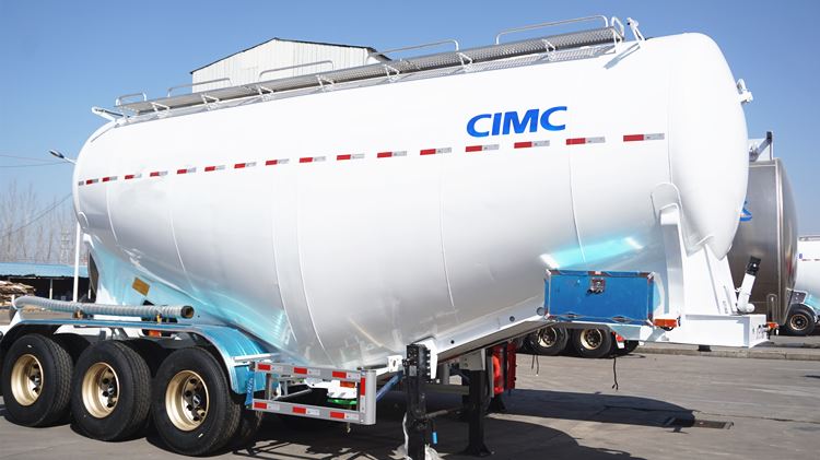 CIMC Tri Axle Cement Tanker Trailer for Sale in Burkina Faso 