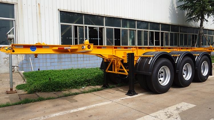 CIMC 20ft Container Chassis Trailer for Sale in Tanzania