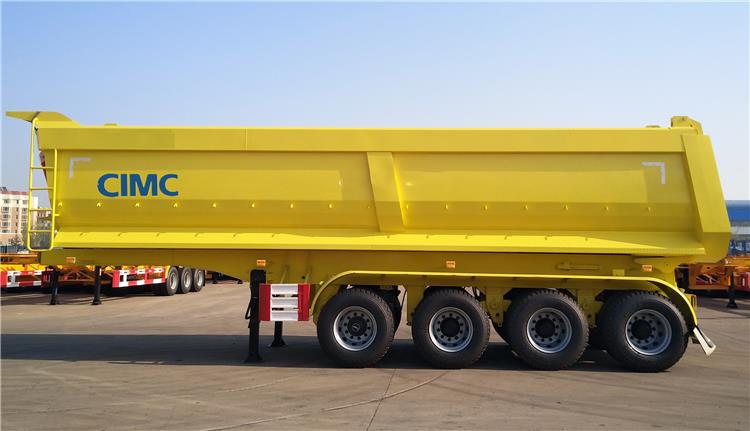 4 Axle 80 Ton End Dump Trailer for Sale In Senegal Dakar