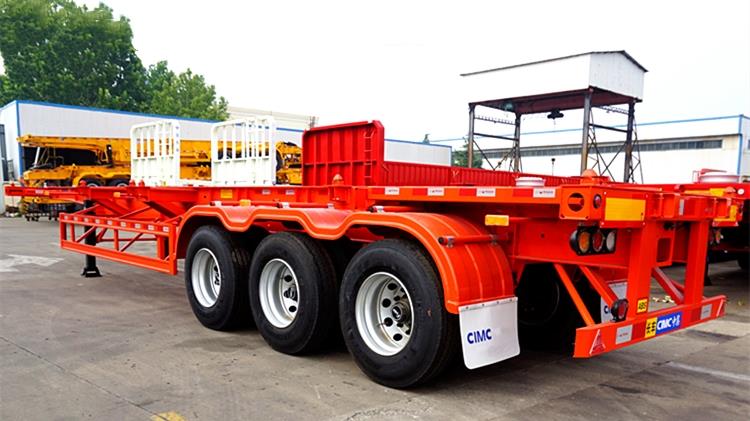 CIMC Tri Axle Container Trailer Chassis for Sale in Namibia