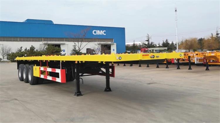 Tri Axle Flat Deck Trailer for Sale in Harare - CIMC Trailers