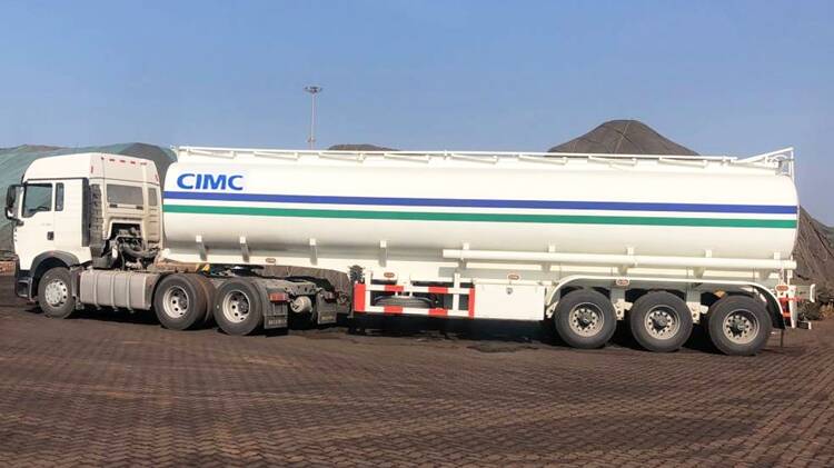 CIMC 42000 Liters Fuel Tankers Trailer for Sale In Namibia