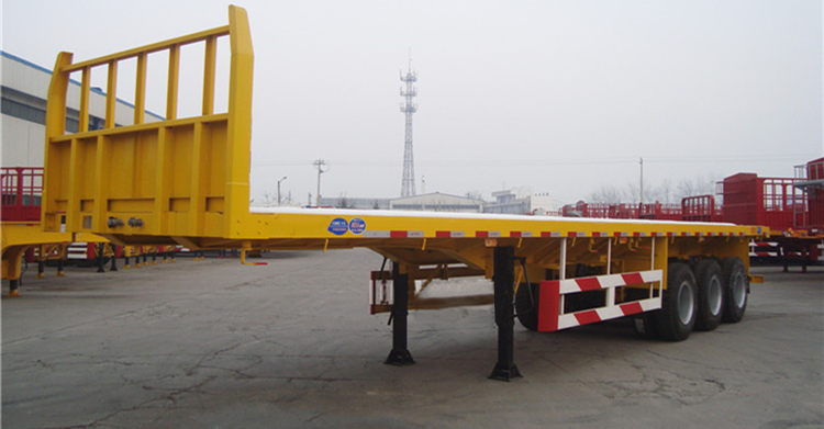 Tri Axle Flat Deck Trailer for 40ft Container - CIMC Trailers