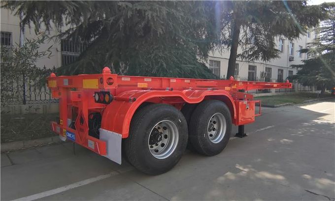 CIMC Skeleton Semi 2 Axle 20Ft Container Chassis Trailer for Sale in Tanzania