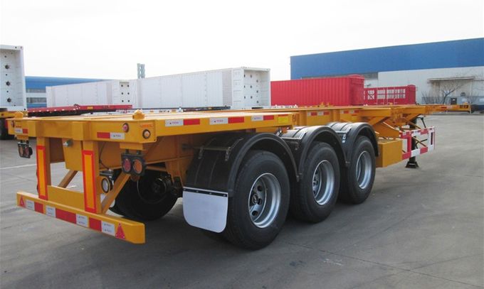 CIMC 3 Axle 40FT Shipping Container Delivery Trailer for Sale in Mauritius