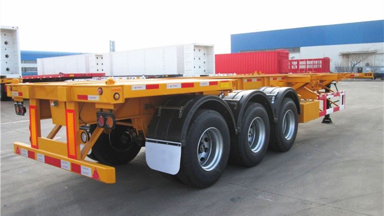 CIMC 40ft Skeleton 3 Axle Container Trailer Chassis Price in Guinea