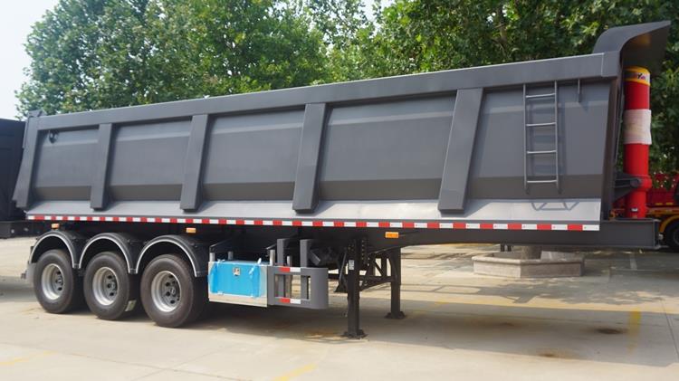 CIMC Hydraulic Tri Axle 60 Ton Tipper Dump Trailer for Sale In Rwanda