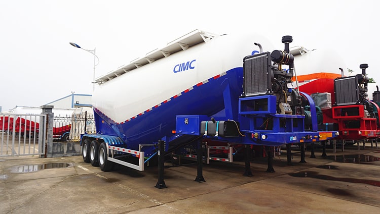 CIMC Tri Axle Pneumatic Dry Bulk Trailer for Sale in Tanzania