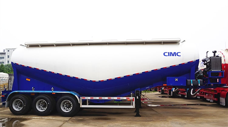 CIMC Tri Axle Pneumatic Dry Bulk Trailer for Sale in Tanzania