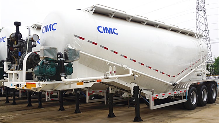 CIMC 38ton Cement Bulker Truck Trailer for Sale in Sudan