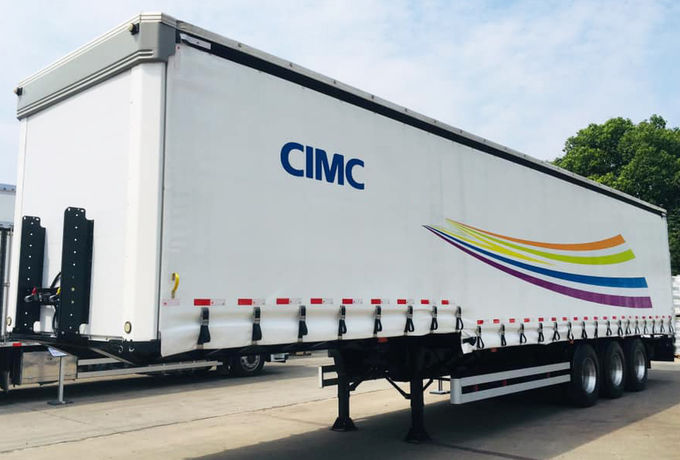 CIMC 3 Axle 40ft Curtain Side Semi Trailer for Sale