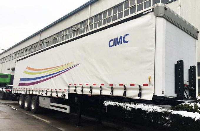 CIMC 3 Axle 40ft Curtain Side Semi Trailer for Sale