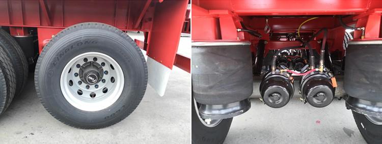Used CIMC 40ft Tri Axle Flatbed Truck Trailer for Sale