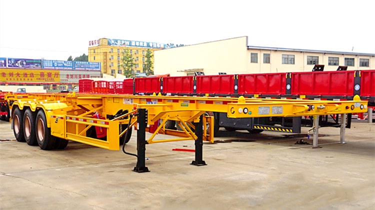 CIMC 40 Foot Skeleton Semi Trailer for Sale in Zambiac